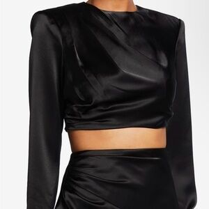 Cinq a Sept
Kaitlyn Long-Sleeve Crop Top